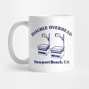 Double Overhead Newport Beach, California - Light Mug